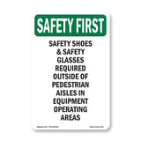 Safety Shoes & Safety Glasses