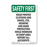 Wear Proper Clothing And Shoes,