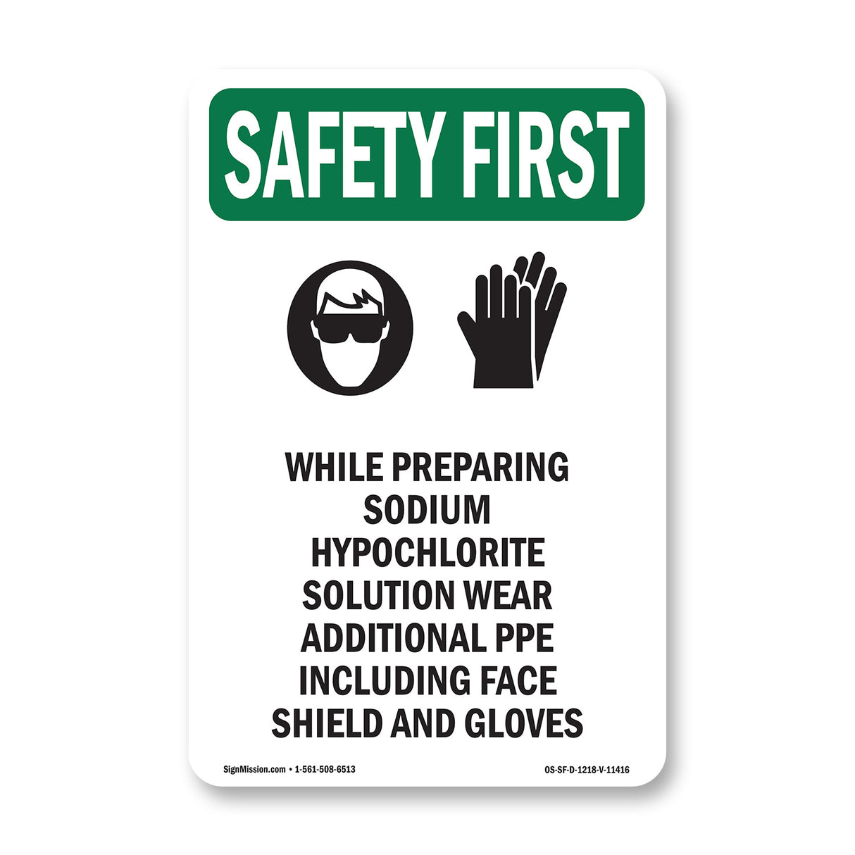 While Preparing Sodium Hypochlorite With Symbol