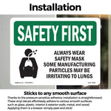 Always Wear Safety Mask Some With Symbol