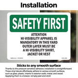 Attention Hi-Visibility Apparel Is Mandatory