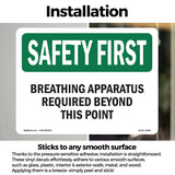 Breathing Apparatus Required Beyond This Point