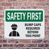 Bump Caps Required Beyond This Point With Symbol