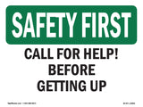 Call For Help Before Getting Up
