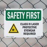Class IV Laser Protective Eyewear With Symbol