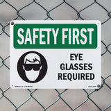 Eye Glasses Required With Symbol