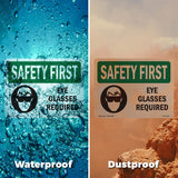 Eye Glasses Required With Symbol