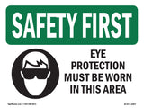 Eye Protection Must Be Worn With Symbol