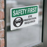 Eye Protection Required With Symbol