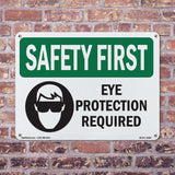 Eye Protection Required With Symbol