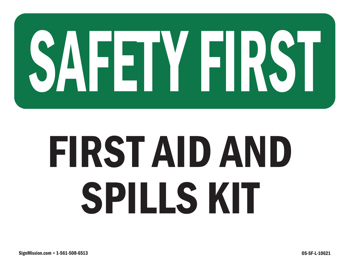 First Aid And Spills Kit