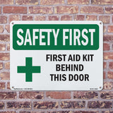 First Aid Kit Behind This Door With Symbol