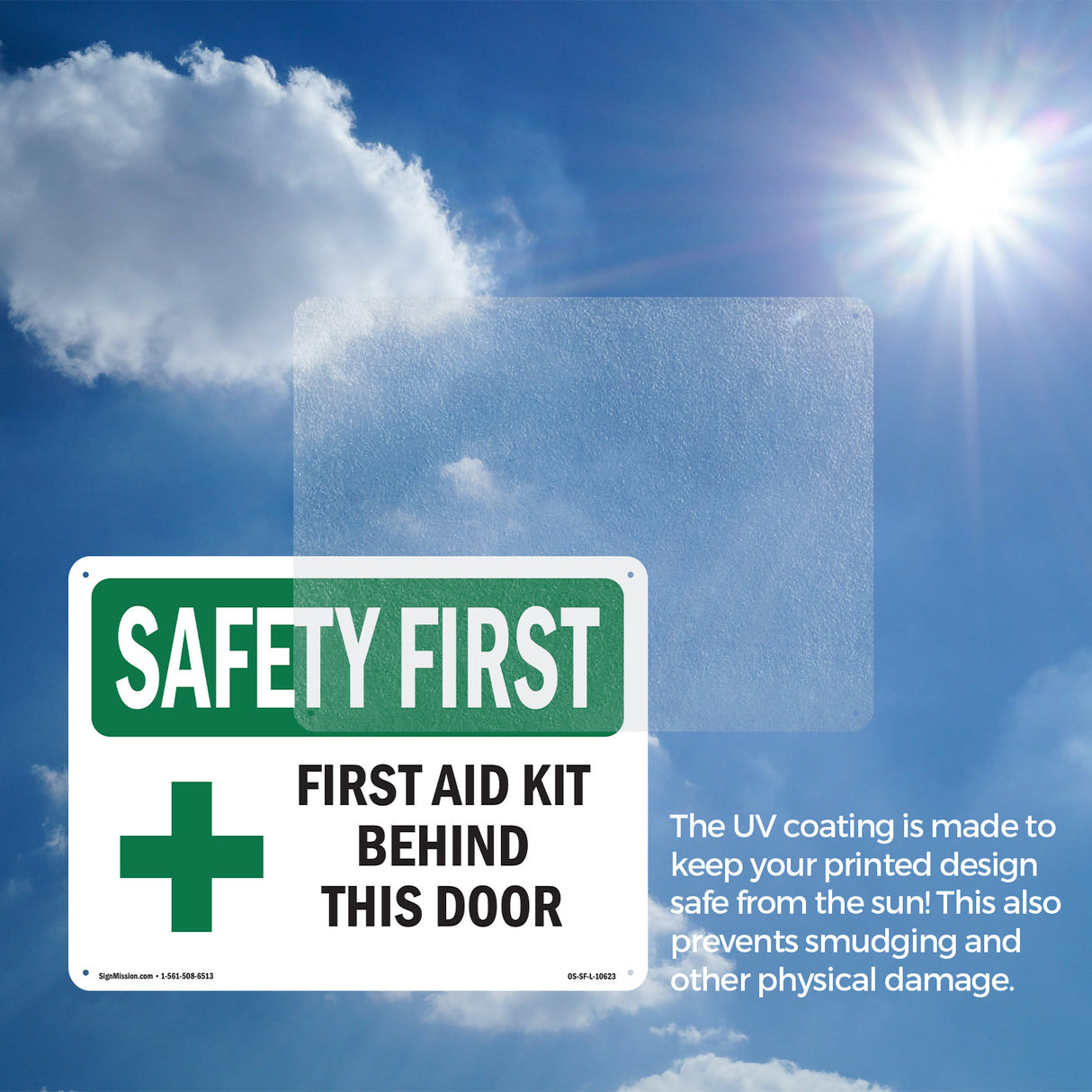 First Aid Kit Behind This Door With Symbol