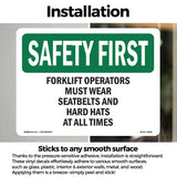 Forklift Operators Must Wear Seatbelts And