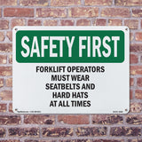 Forklift Operators Must Wear Seatbelts And