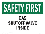 Gas Shutoff Valve Inside