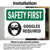 Goggles Required With Symbol