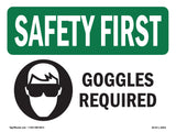 Goggles Required With Symbol