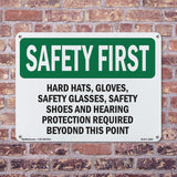 Hard Hats, Gloves, Safety Glasses, Safety