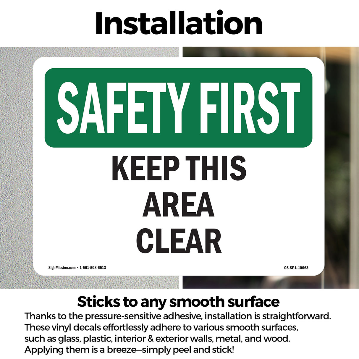 Keep This Area Clear