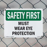 Must Wear Eye Protection