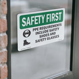 PPE Requirements Include Safety With Symbol