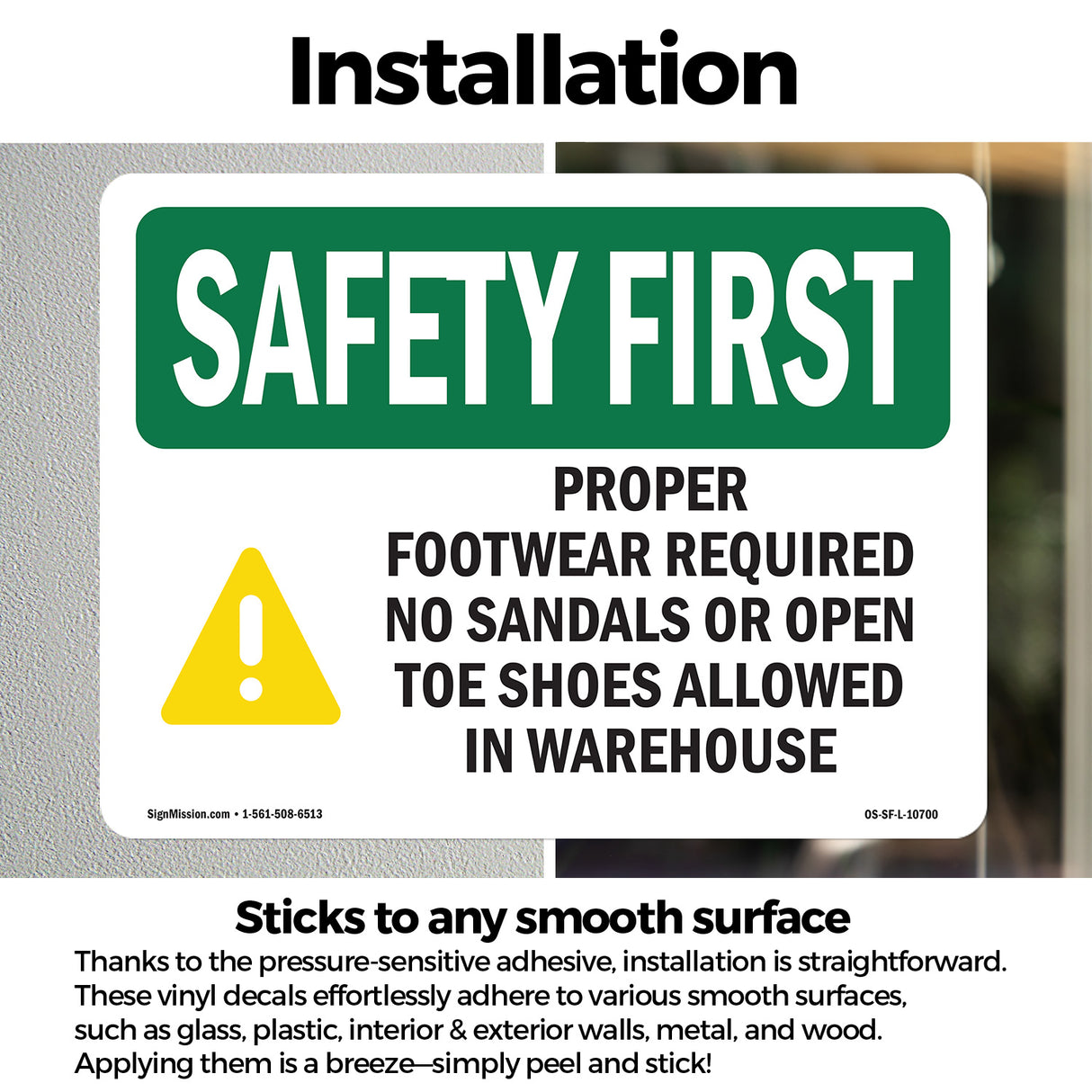 Proper Footwear Required No With Symbol