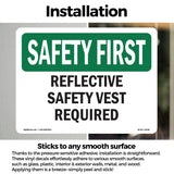 Reflective Safety Vest Required