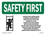 Always Face Ladder Safety Bilingual