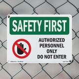 Authorized Personnel With Symbol