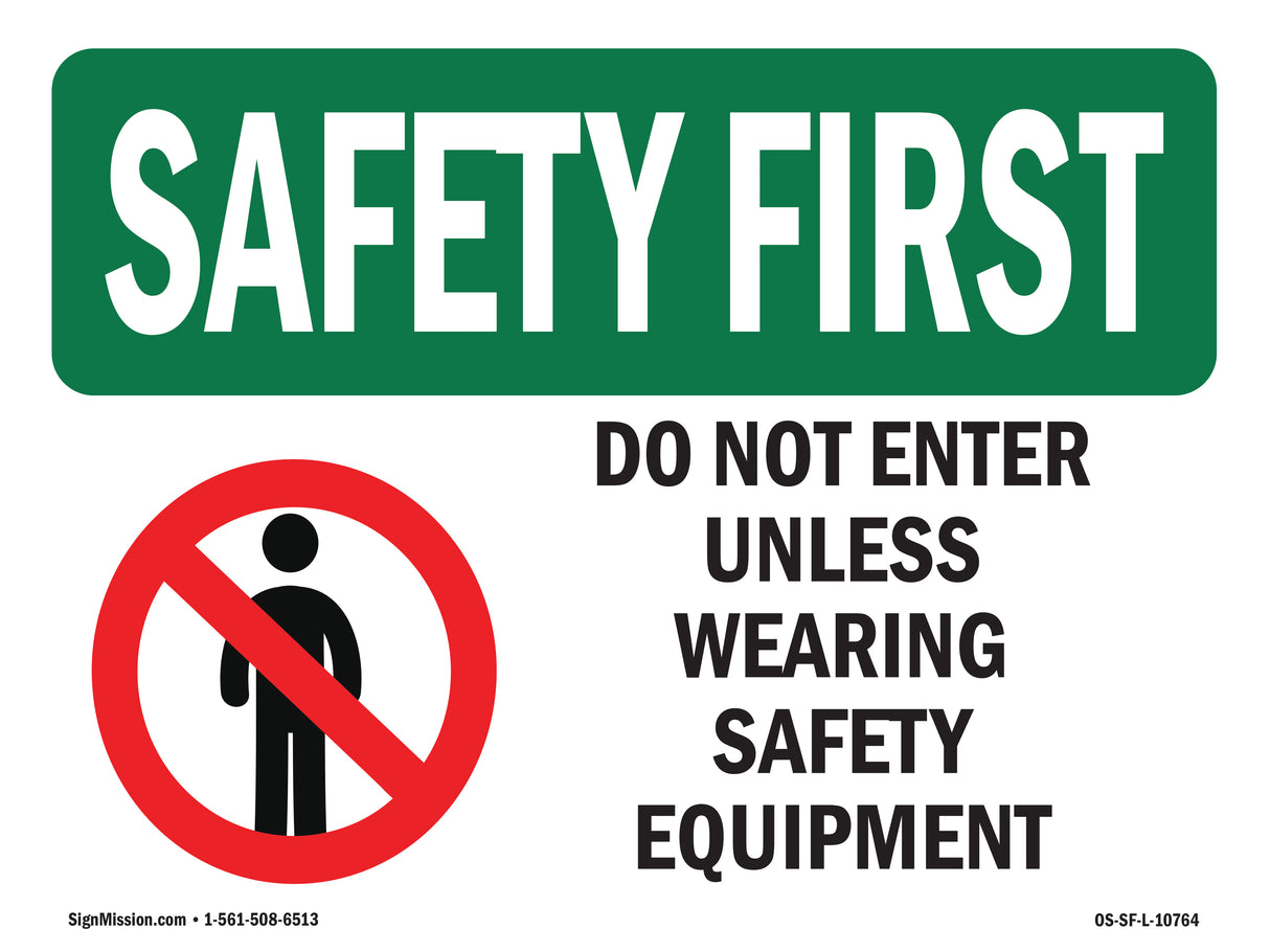 Do Not Enter Unless Wearing Bilingual