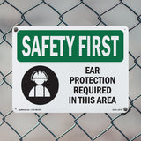 Ear Protection Required Bilingual