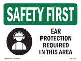Ear Protection Required Bilingual
