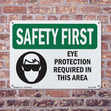 Eye Protection Required In Spanish