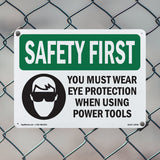 Eye Protection Using Power Tools