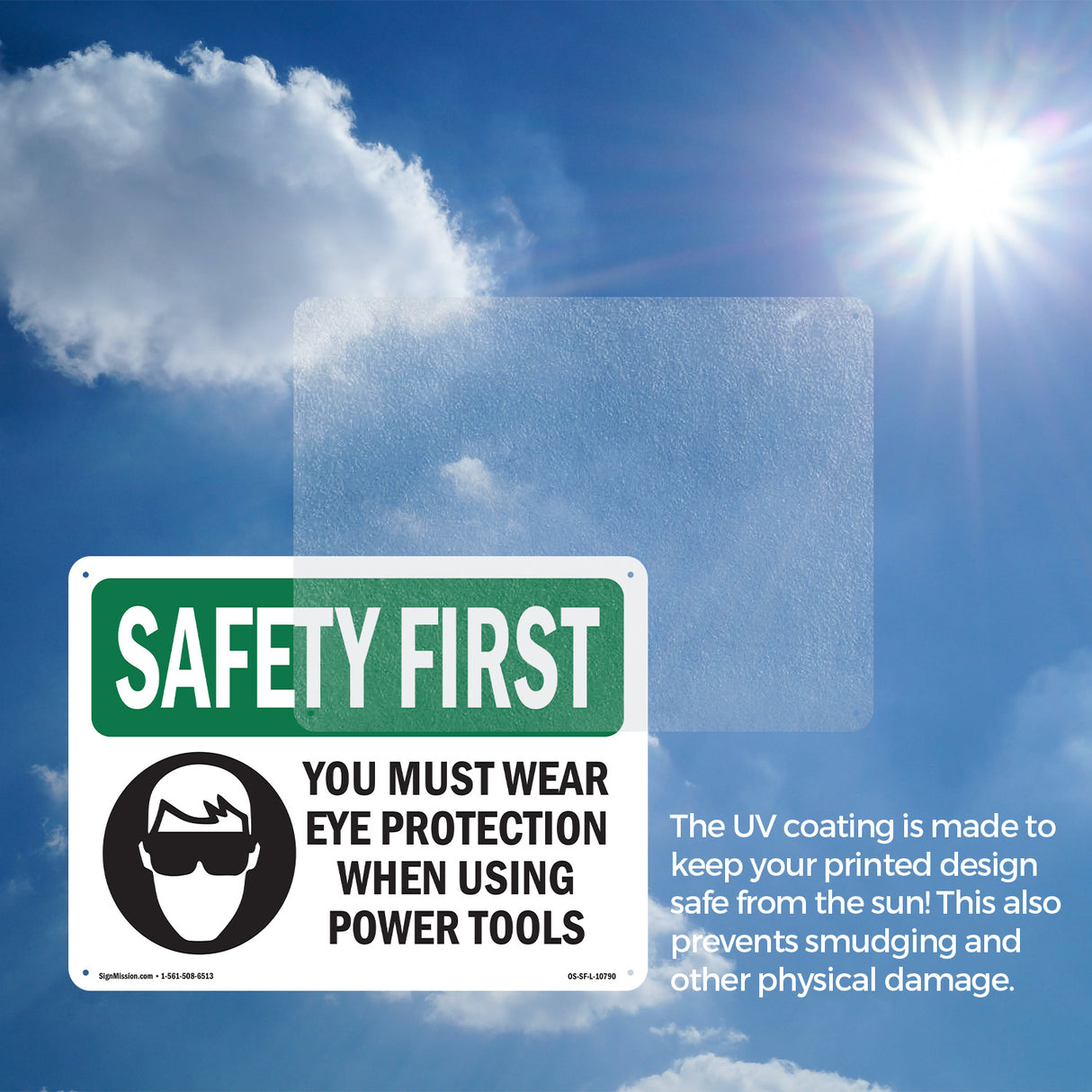 Eye Protection Using Power Tools