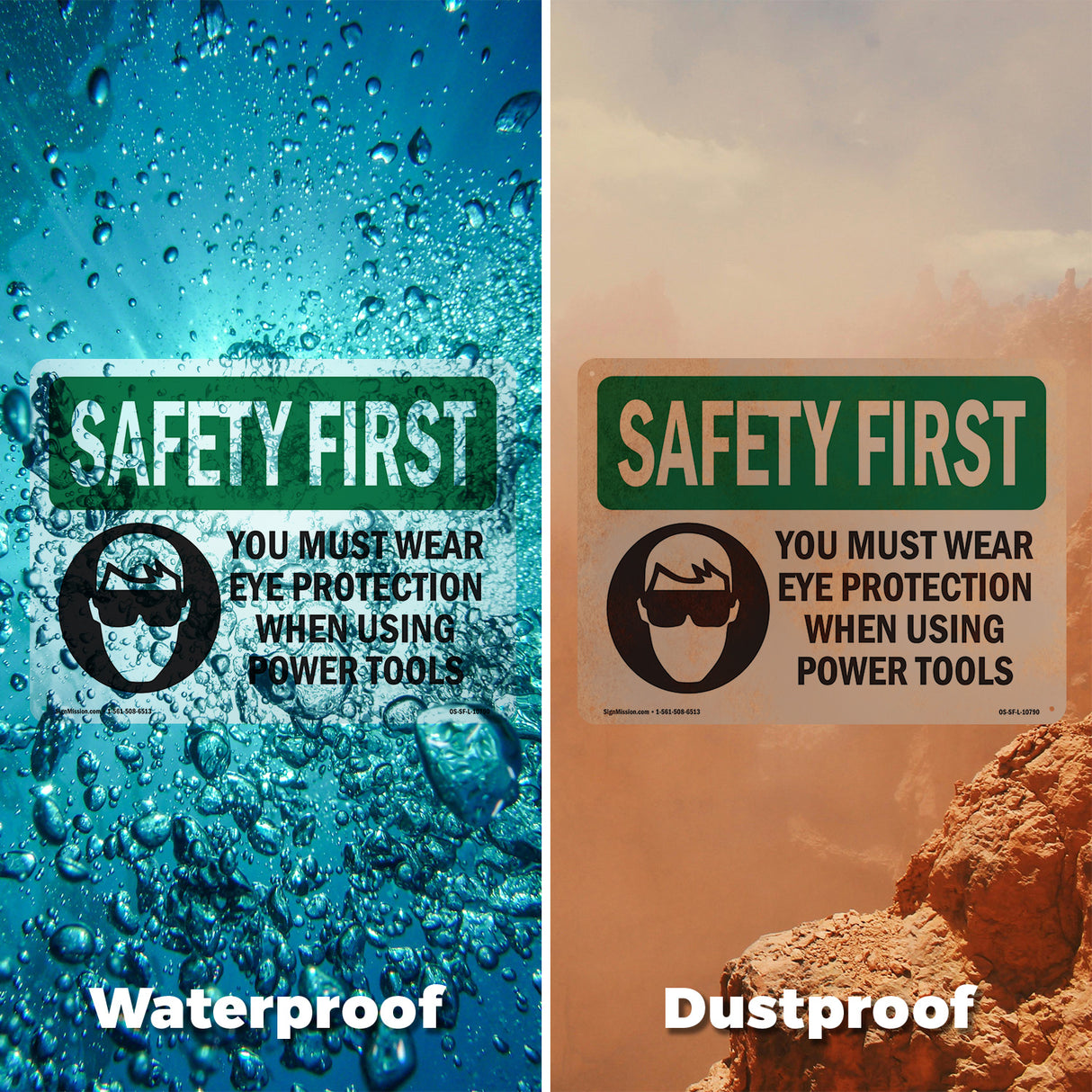 Eye Protection Using Power Tools