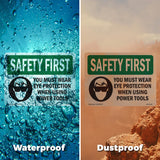 Eye Protection Using Power Tools