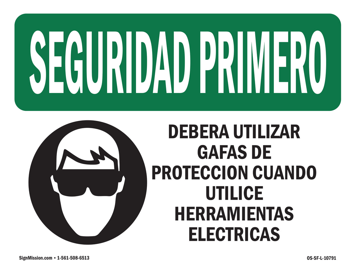 Eye Protection Using Power Tools