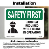 Hard Hat Required Crane Operation