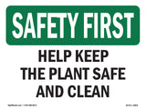 Help Keep The Plant Safe And Clean