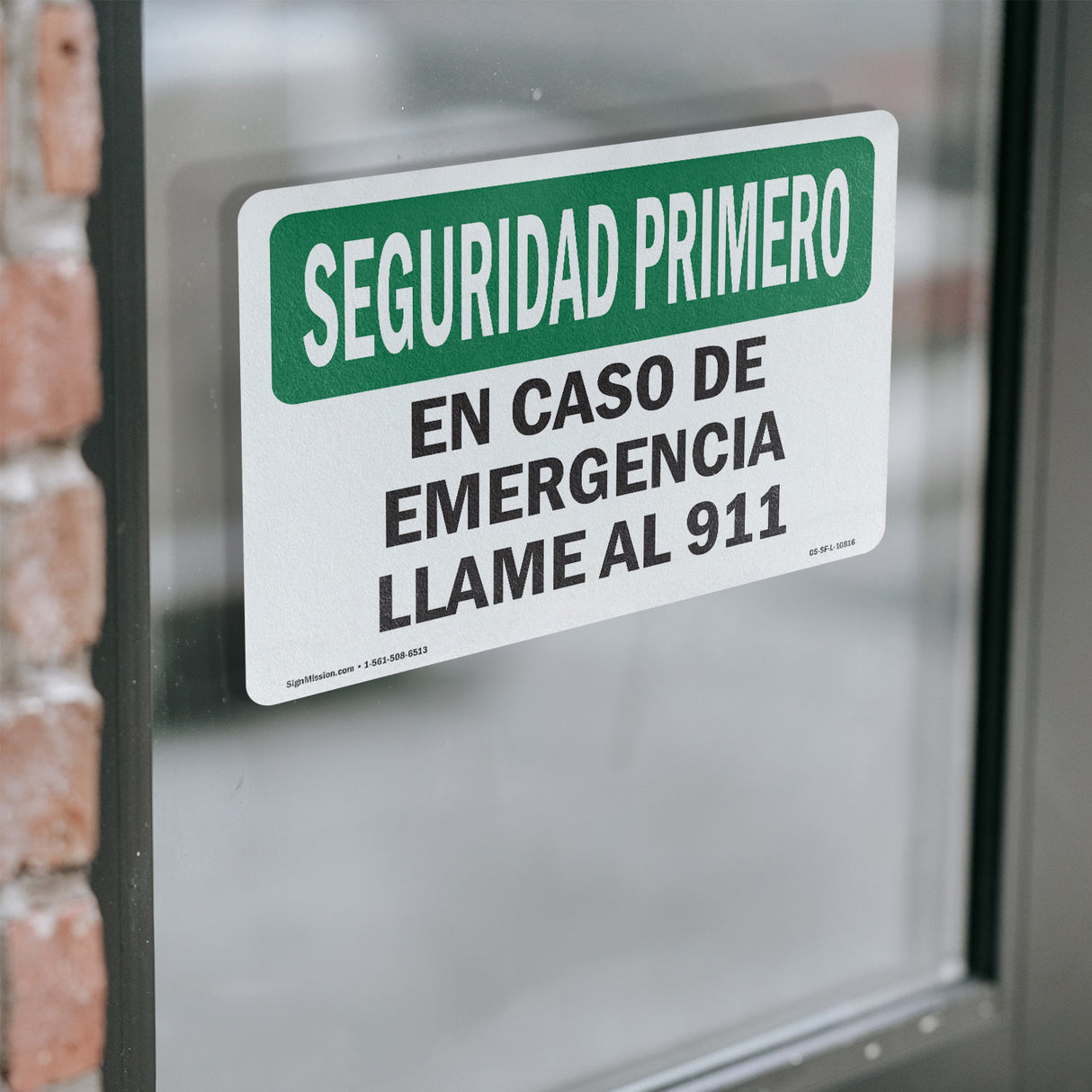 In Case Of Emergency Call 911 Spanish