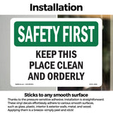 Keep Place Clean Orderly Bilingual