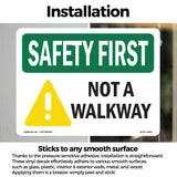 Not A Walkway Bilingual