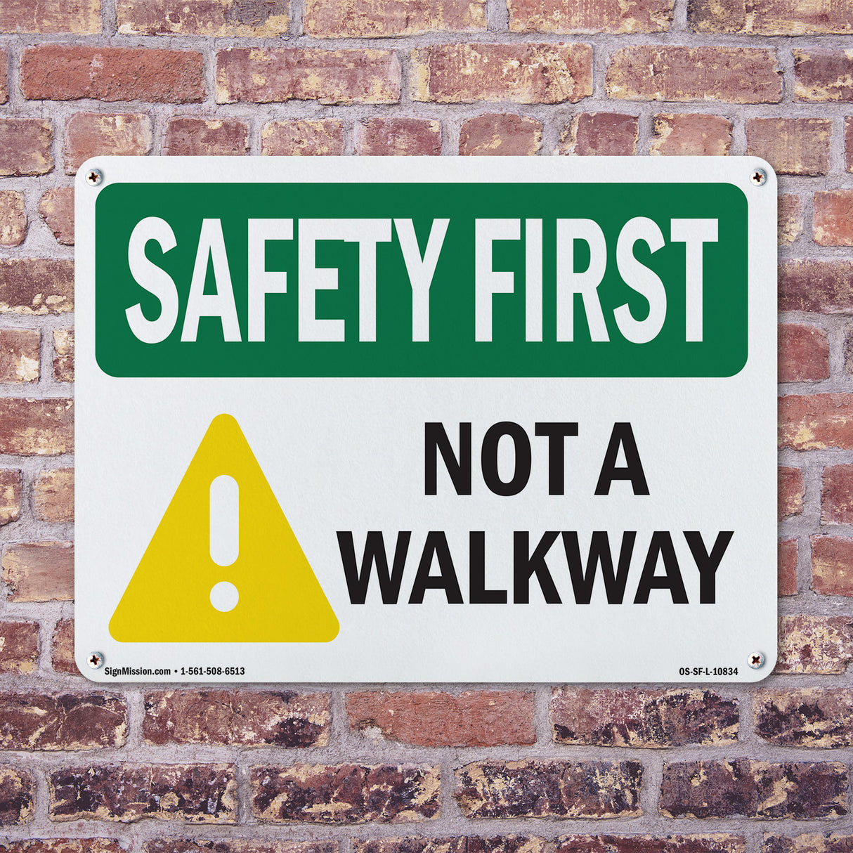 Not A Walkway Bilingual