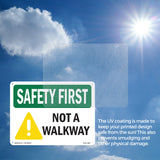 Not A Walkway Bilingual