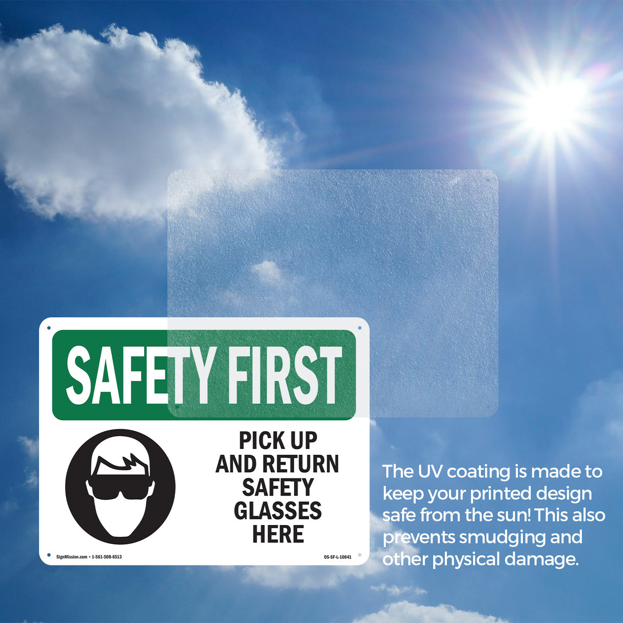 Pick Up And Return Safety Glasses Here