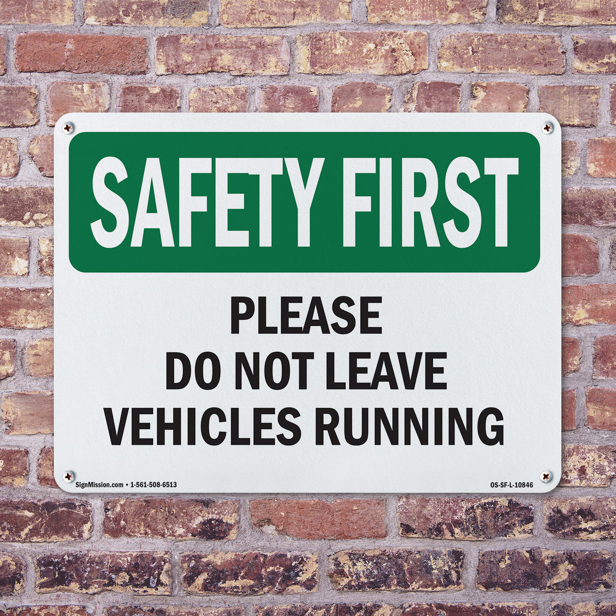 Please Do Not Leave Vehicles Running