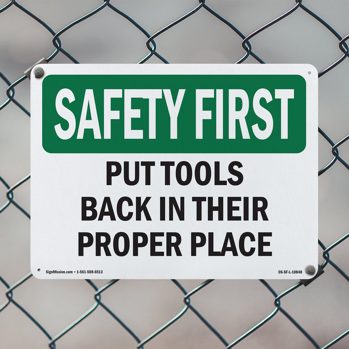 Put Tools Back In Their Proper Place