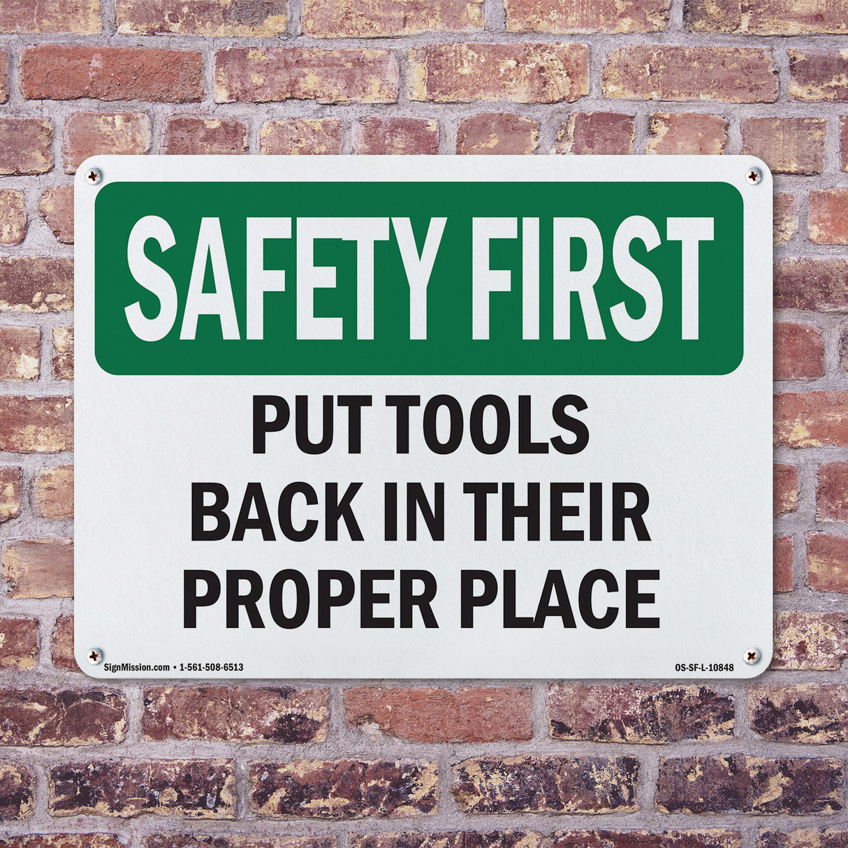 Put Tools Back In Their Proper Place
